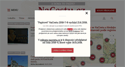 Desktop Screenshot of nacestu.cz