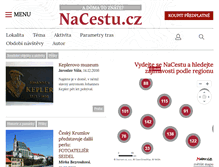 Tablet Screenshot of nacestu.cz